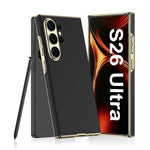 Custodia per telefono curva in pelle placcata GKK, senza penna, For Samsung Galaxy S26 Ultra 5G