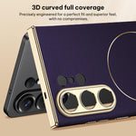 Custodia per telefono GKK in pelle placcata con chiusura magnetica curva, senza penna., For Samsung Galaxy S26 Ultra 5G