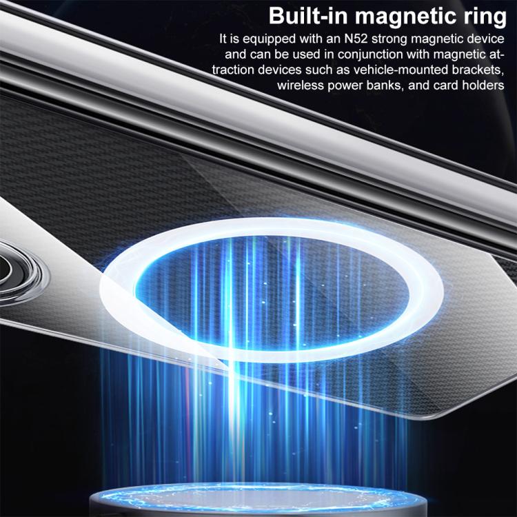 Custodia per telefono trasparente con magnete a doppio asse, For Samsung Galaxy Z TriFold