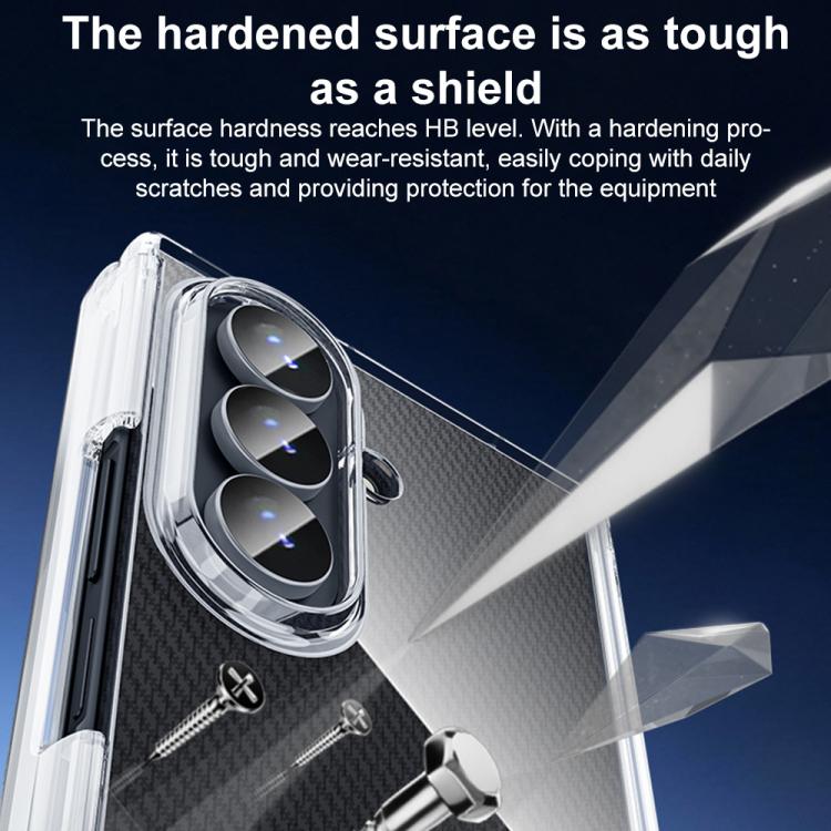 Custodia trasparente per telefono Dual Axis, For Samsung Galaxy Z TriFold