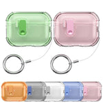 Custodia in silicone trasparente per AirPods Pro 3 e 4