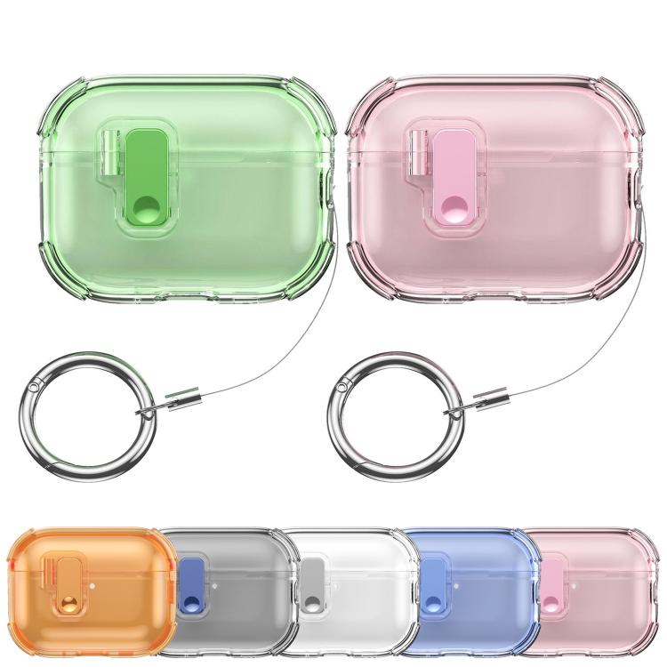 Custodia in silicone trasparente per AirPods Pro 3 e 4