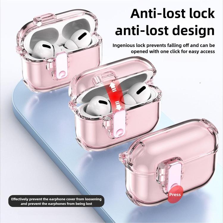 Custodia in silicone trasparente per AirPods Pro 3 e 4