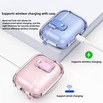 Custodia in silicone trasparente per AirPods Pro 3 e 4