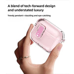 Custodia in silicone trasparente per AirPods Pro 3 e 4