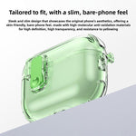 Custodia in silicone trasparente per AirPods Pro 3 e 4