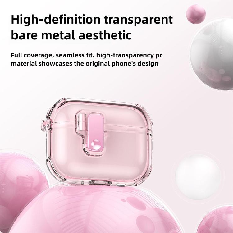 Custodia per auricolari XDcase in silicone trasparente con apertura automatica a scomparsa, For AirPods Pro 3, For AirPods 4, For AirPods Pro 2 / 1