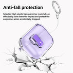 Custodia per auricolari XDcase in silicone trasparente con apertura automatica a scomparsa, For AirPods Pro 3, For AirPods 4, For AirPods Pro 2 / 1