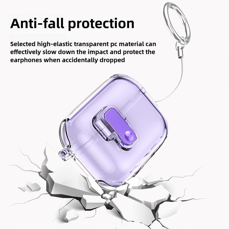 Custodia per auricolari XDcase in silicone trasparente con apertura automatica a scomparsa, For AirPods Pro 3, For AirPods 4, For AirPods Pro 2 / 1