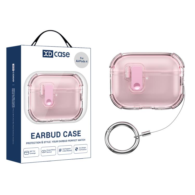 Custodia in silicone trasparente per AirPods Pro 3 e 4