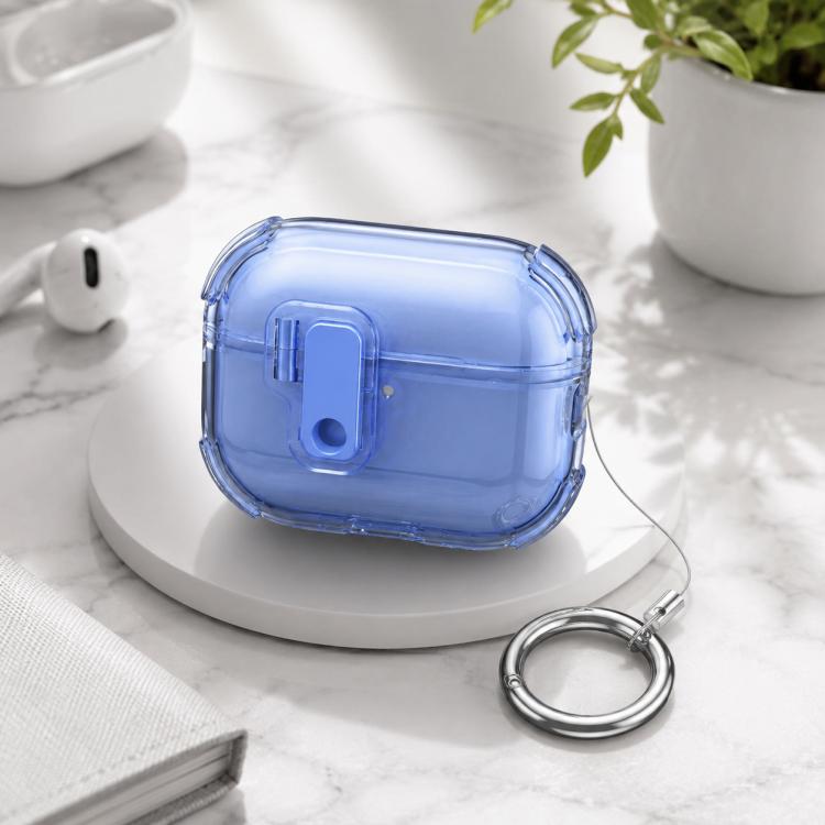 Custodia in silicone trasparente per AirPods Pro 3 e 4