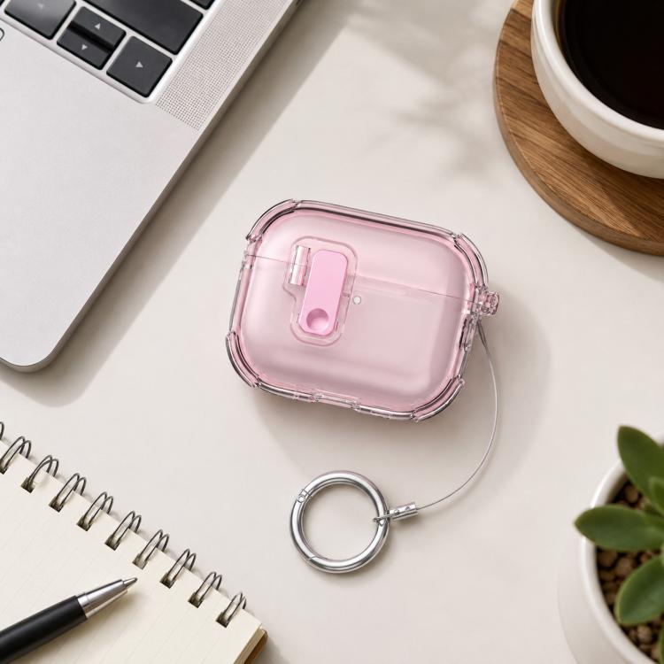 Custodia in silicone trasparente per AirPods Pro 3 e 4