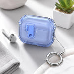 Custodia in silicone trasparente per AirPods Pro 3 e 4