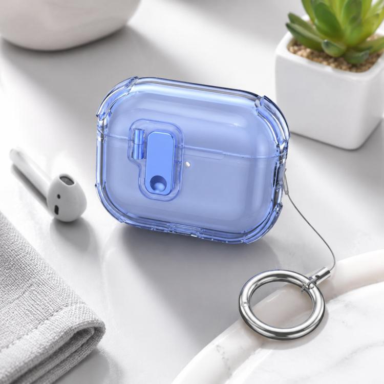 Custodia in silicone trasparente per AirPods Pro 3 e 4