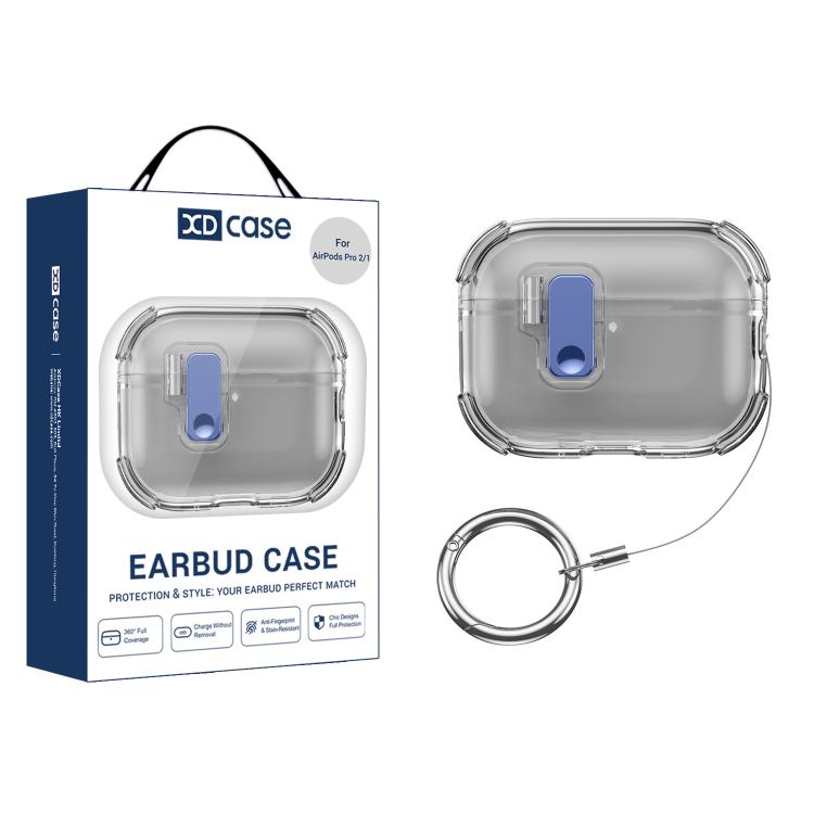 Custodia in silicone trasparente per AirPods Pro 3 e 4