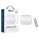 Custodia per auricolari XDcase con texture in fibra di carbonio e gancio., For AirPods Pro 3, For AirPods 4