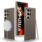 Custodia magnetica per telefono GKK Skin Feel in pelle curva, nylon, For Samsung Galaxy S26 Ultra 5G