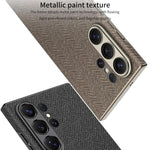 Custodia magnetica per telefono GKK Skin Feel in pelle curva, nylon, For Samsung Galaxy S26 Ultra 5G