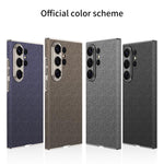 Custodia magnetica per telefono GKK Skin Feel in pelle curva, nylon, For Samsung Galaxy S26 Ultra 5G