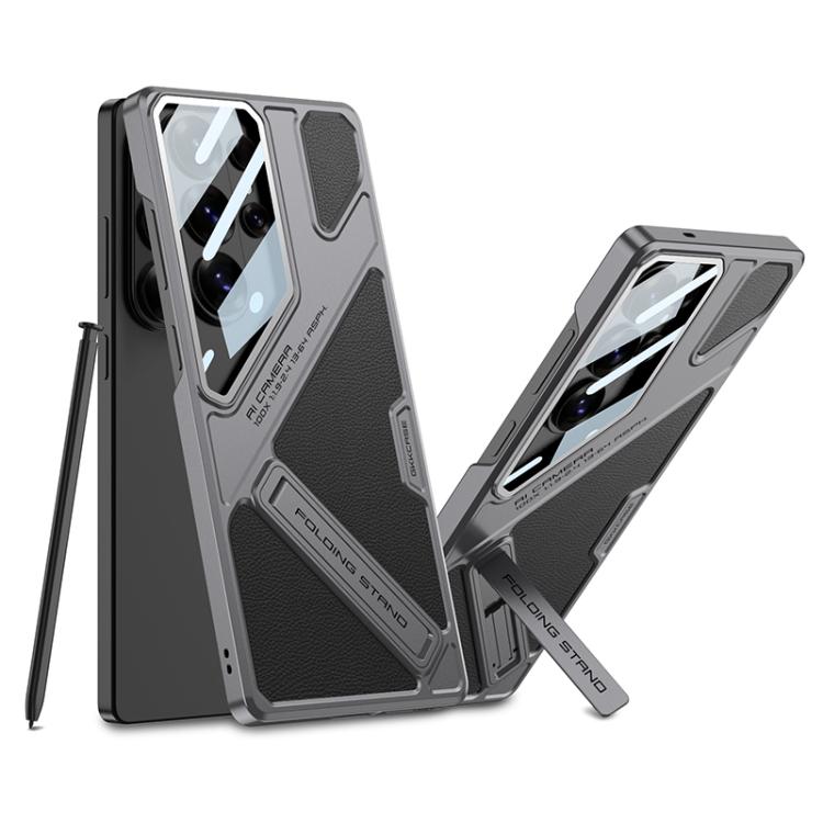 Custodia per telefono GKK Wide Vision in pelle con meccanismo e supporto, For Samsung Galaxy S26 Ultra 5G