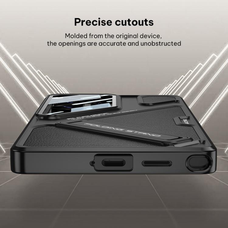 Custodia per telefono GKK Wide Vision in pelle con meccanismo e supporto, For Samsung Galaxy S26 Ultra 5G
