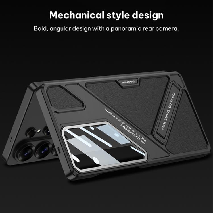 Custodia per telefono GKK Wide Vision in pelle con meccanismo e supporto, For Samsung Galaxy S26 Ultra 5G