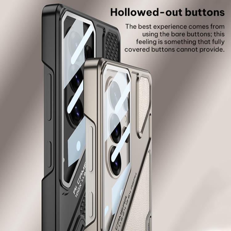 Custodia per telefono GKK Wide Vision in pelle con meccanismo e supporto, For Samsung Galaxy S26 Ultra 5G