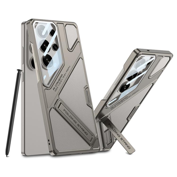 Custodia per telefono GKK Wide Vision in pelle con meccanismo e supporto, For Samsung Galaxy S26 Ultra 5G