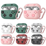 Custodia in silicone stile console per AirPods Pro 3 e 4