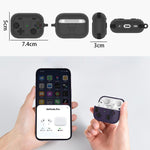 Custodia in silicone stile console per AirPods Pro 3 e 4