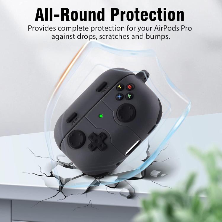 Custodia in silicone stile console per AirPods Pro 3 e 4