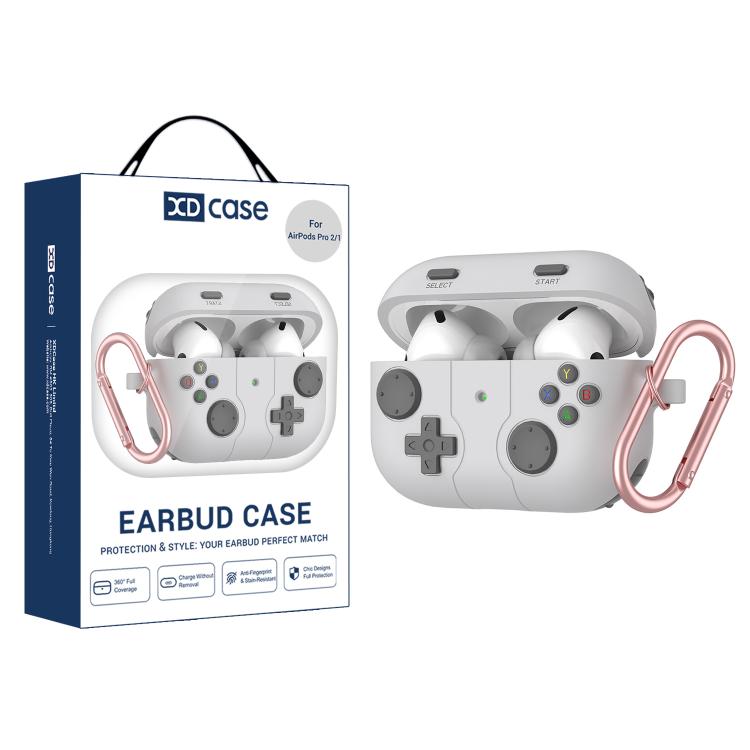 Custodia in silicone stile console per AirPods Pro 3 e 4