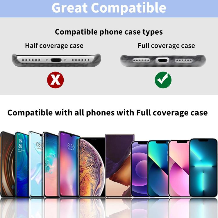 XDcase 5 pezzi Connettore patch per cordino per cellulare con linguetta di fissaggio per telefono