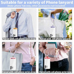 XDcase 5 pezzi Connettore patch per cordino per cellulare con linguetta di fissaggio per telefono