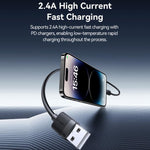 Cavo dati USAMS SJ778 U94 da USB a 8 pin con ricarica rapida da 2,4 A, USB to 8pin
