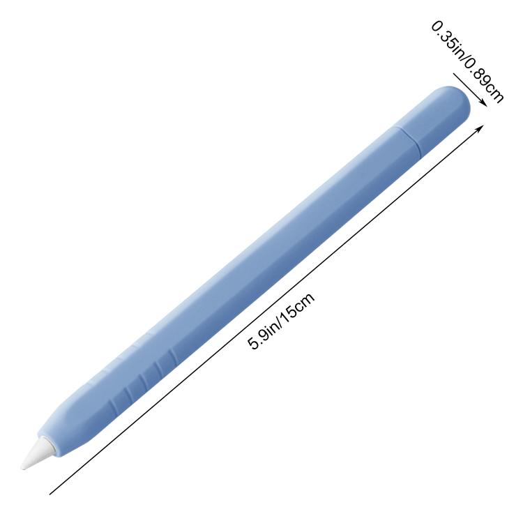 Custodia in silicone per stilo XDcase con cappuccio rimovibile a tinta unita., For Apple Pencil USB-C / 3