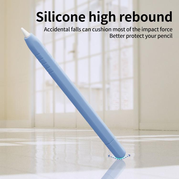 Custodia in silicone per stilo XDcase con cappuccio rimovibile a tinta unita., For Apple Pencil USB-C / 3