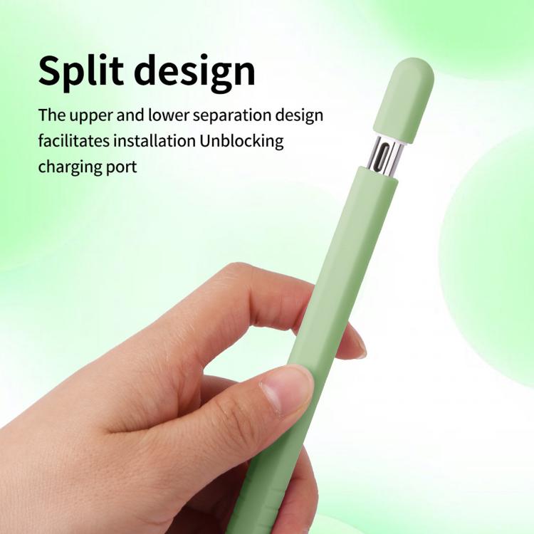 Custodia in silicone per stilo XDcase con cappuccio rimovibile a tinta unita., For Apple Pencil USB-C / 3
