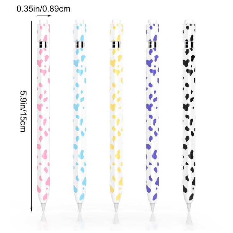 Custodia protettiva in silicone con stampa mucca per penna stilo XDcase., For Apple Pencil Pro / 2, For Apple Pencil USB-C / 3