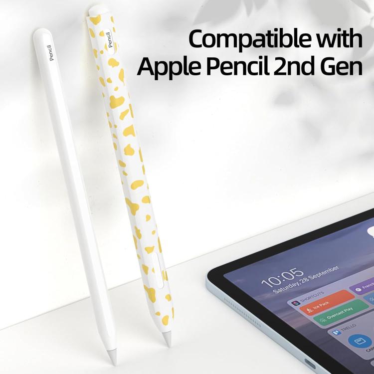Custodia protettiva in silicone con stampa mucca per penna stilo XDcase., For Apple Pencil Pro / 2, For Apple Pencil USB-C / 3