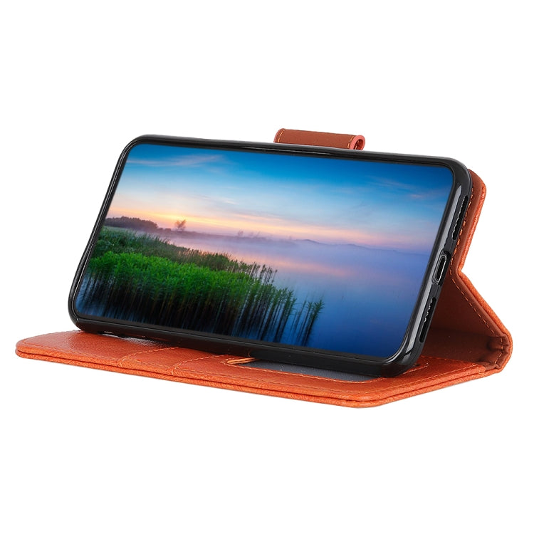 Custodia a libro orizzontale in pelle Nappa Texture con supporto, slot per carte e portafoglio, For OPPO Realme 7i, For OnePlus 8T