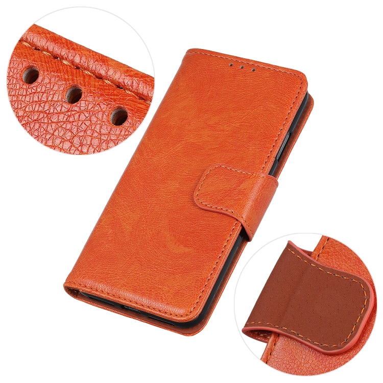 Custodia a libro orizzontale in pelle Nappa Texture con supporto, slot per carte e portafoglio, For OPPO Realme 7i, For OnePlus 8T
