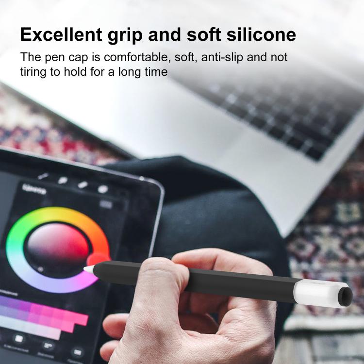 Custodia in silicone per stilo XDcase Jelly con cappuccio rimovibile., For Apple Pencil USB-C / 3