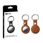 Custodia protettiva XDcase in pelle vegana con anello in metallo, 1PC (Blue), 1PC (Brown), 1PC (Grey), 1PC (Black), 1PC (Red)