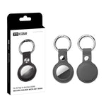 Custodia protettiva XDcase in pelle vegana con anello in metallo, 1PC (Blue), 1PC (Brown), 1PC (Grey), 1PC (Black), 1PC (Red)