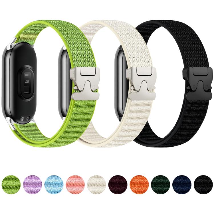 Cinturino per orologio in nylon con fibbia a paracadute e motivo montano xDfind, For Xiaomi Smart Band 10 / 9 / 8