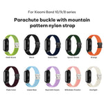 Cinturino per orologio in nylon con fibbia a paracadute e motivo montano xDfind, For Xiaomi Smart Band 10 / 9 / 8