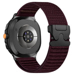 Cinturino per orologio in nylon con fibbia a paracadute e motivo montano xDfind, For Samsung Galaxy Watch8 / Watch8 Classic
