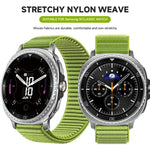 Cinturino per orologio in nylon con fibbia a paracadute e motivo montano xDfind, For Samsung Galaxy Watch8 / Watch8 Classic