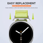 Cinturino per orologio in nylon con fibbia a paracadute e motivo montano xDfind, For Samsung Galaxy Watch8 / Watch8 Classic